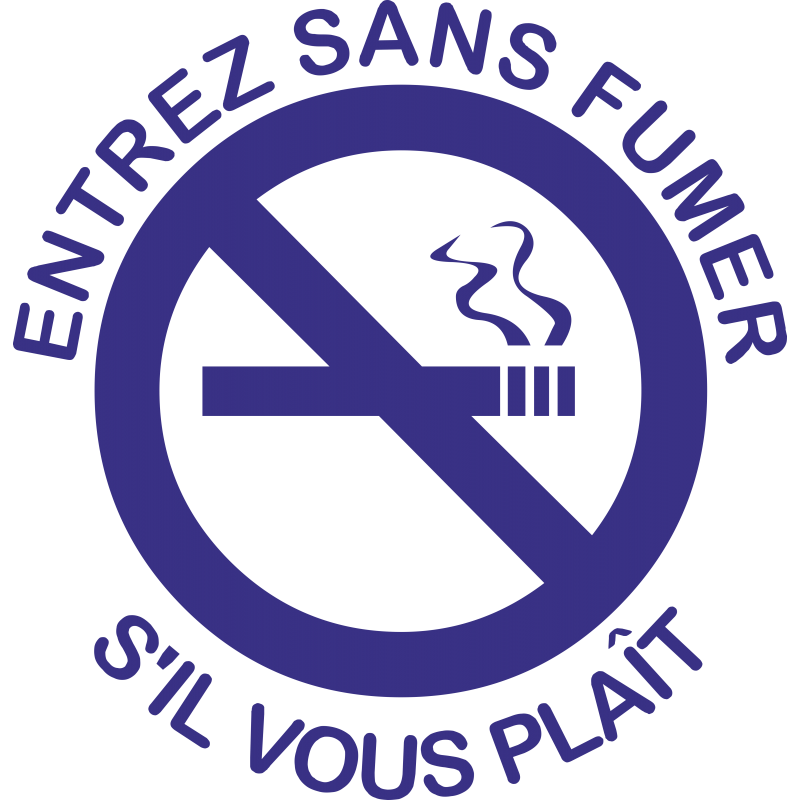 Pictogramme interdiction de fumer