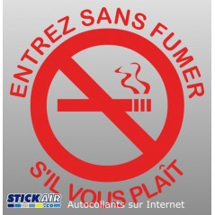 Pictogramme interdiction de fumer