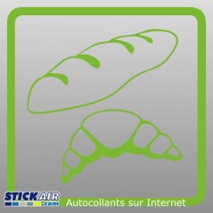 Pictogramme pain et viennoiserie