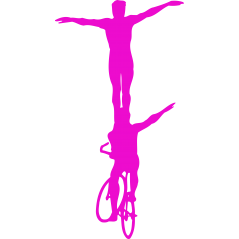 Acrobates et velo