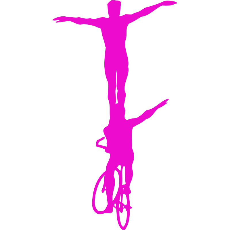 Acrobates et velo