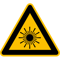 Risque  rayonnement  laser