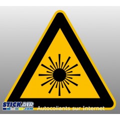 Risque  rayonnement  laser