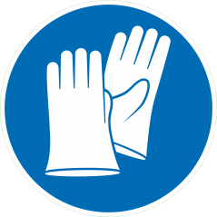 Gants de securite obligatoires