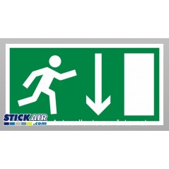 Evacuation en bas droite