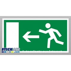 Evacuation gauche