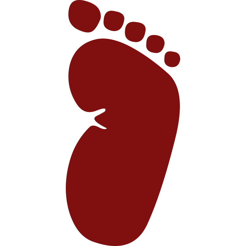 Empreinte pied
