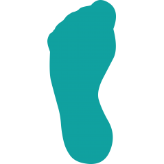 Empreinte pied