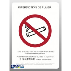 Interdiction de fumer officiel