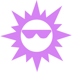 Soleil et lunettes