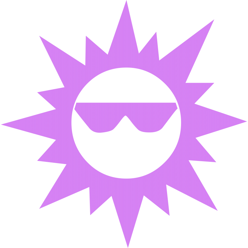 Soleil et lunettes