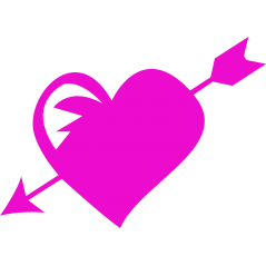 Coeur et fleche