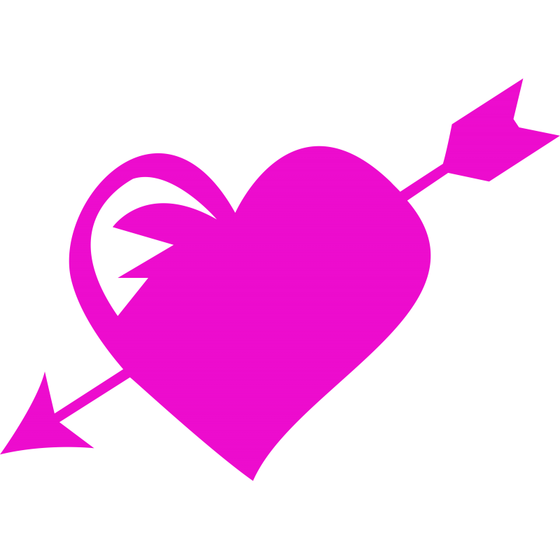 Coeur et fleche