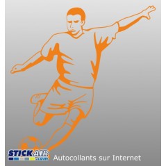 Footballeur et ballon