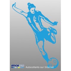 Footballeur et ballon