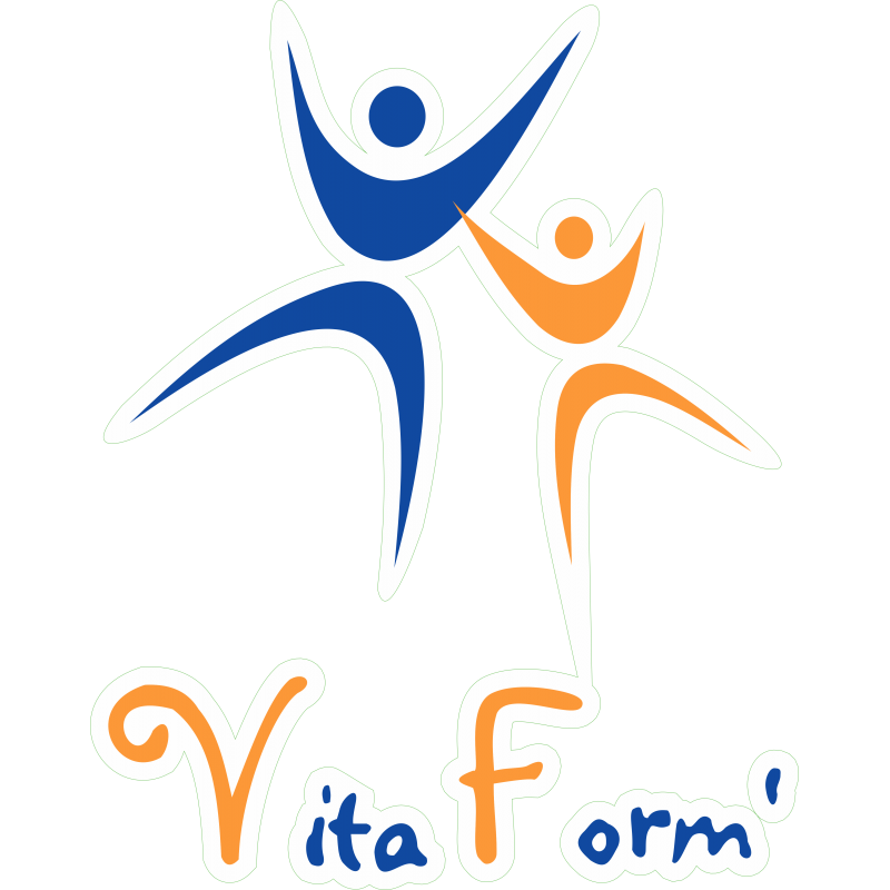 Logo vitaform imprimé avec redécoupe