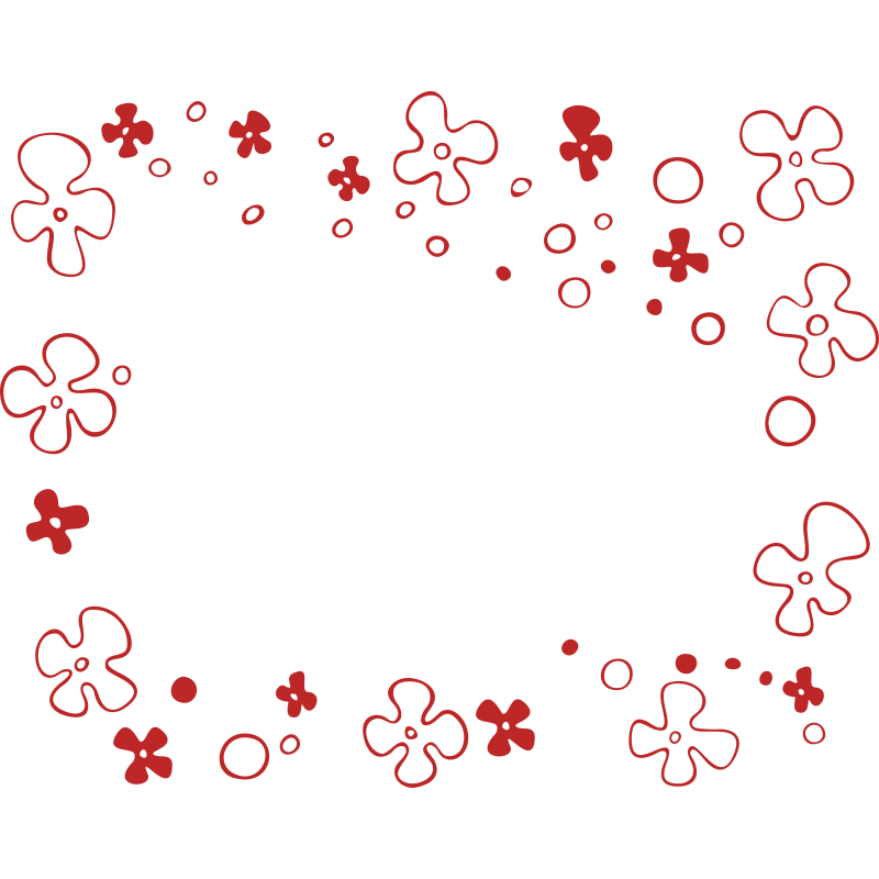 Cadre fleurs