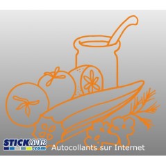 Assortiment de legumes et pot