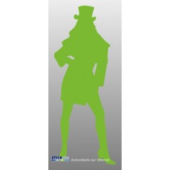 Silhouette femme et chapeau