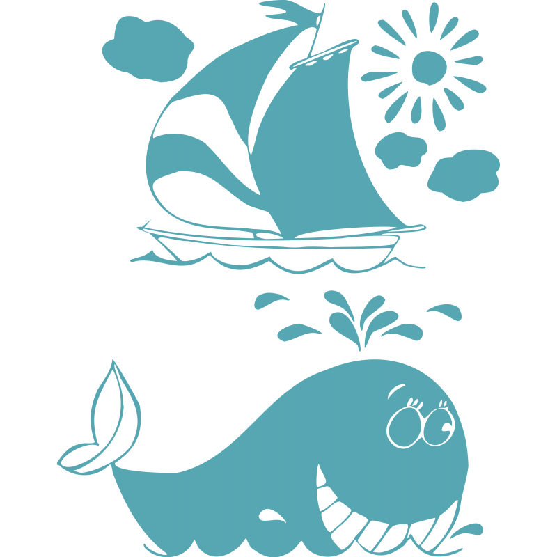 Baleine et bateau