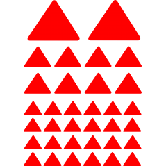 Planche Triangles Pleins