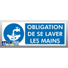 Obligation se laver les mains