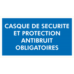 Casque et antibruit Obligatoires