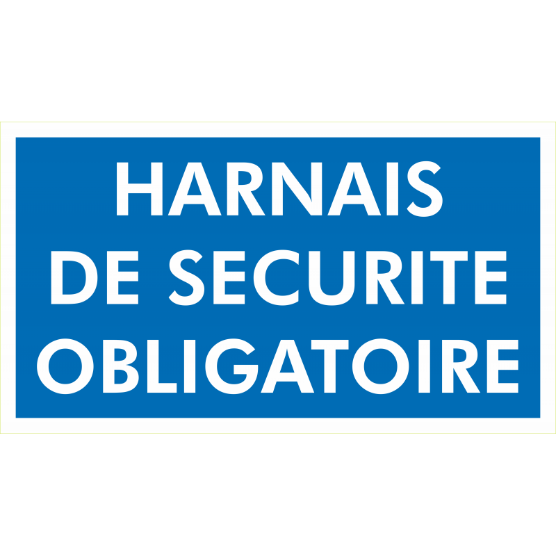 Harnais securite obligatoire
