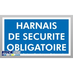 Harnais securite obligatoire