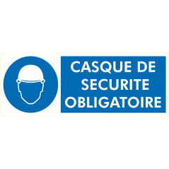 Casque de securite obligatoire