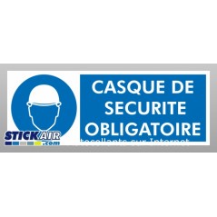 Casque de securite obligatoire