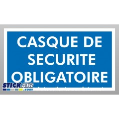 Casque de securite obligatoire