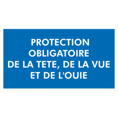 Protection obligatoire tete vue et ouie