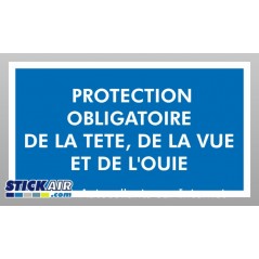 Protection obligatoire tete vue et ouie