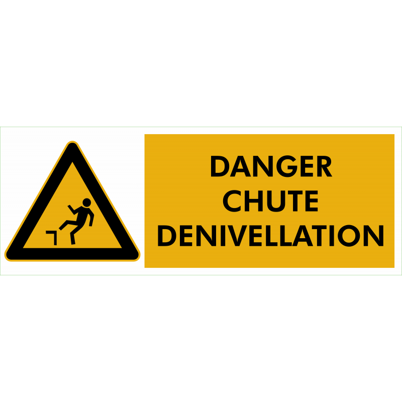 Denivellation risque de chute Denivellation risque de chute