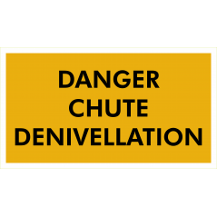 Denivellation risque de chute