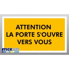 Attention ouverture de porte