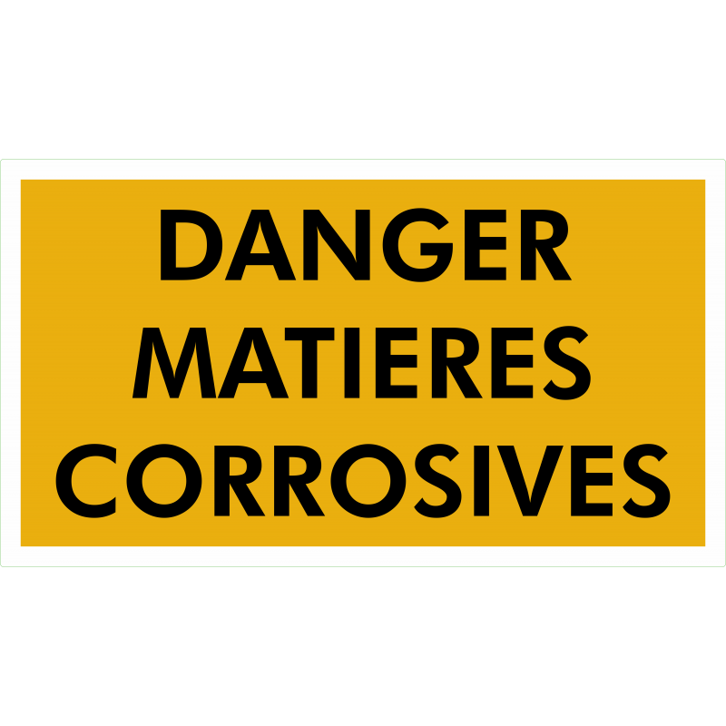 Matieres corrosives