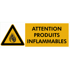 Attention produits inflammables