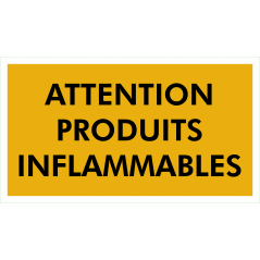 Attention produits inflammables