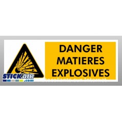 Matieres explosives