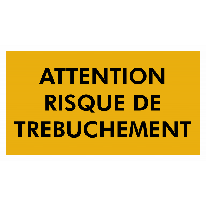 Risque de trebuchement