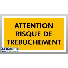 Risque de trebuchement