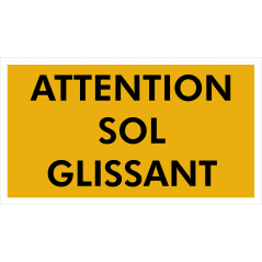 Attention sol glissant