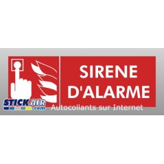 Sirene alarme incendie