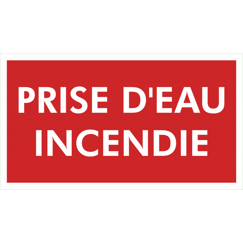Prise eau incendie