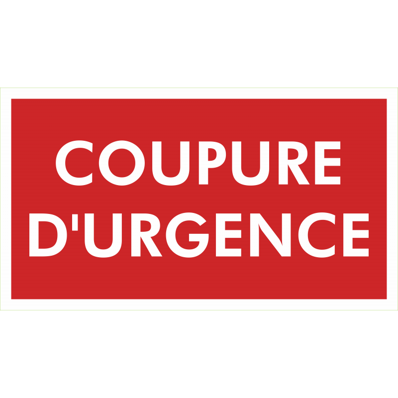 Coupure urgence
