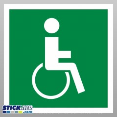 Sortie de secours pour handicapes