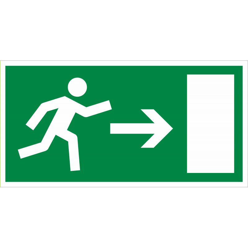 Evacuation à droite