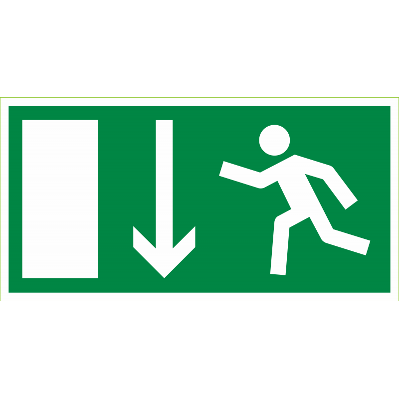 Evacuation en bas